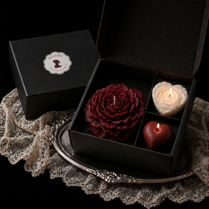 Wildry™ Exclusive Rose Romance Gift Set | Low-Temperature Massage Candle Collection