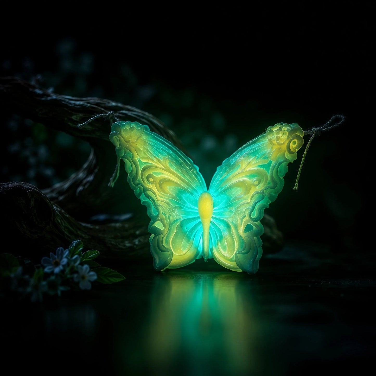 🦋 Jumbo Luminous Butterfly Candle | 42°C Skin-Safe Low Temp Wax | Warm Peelable Massage Candle & Romantic Decor