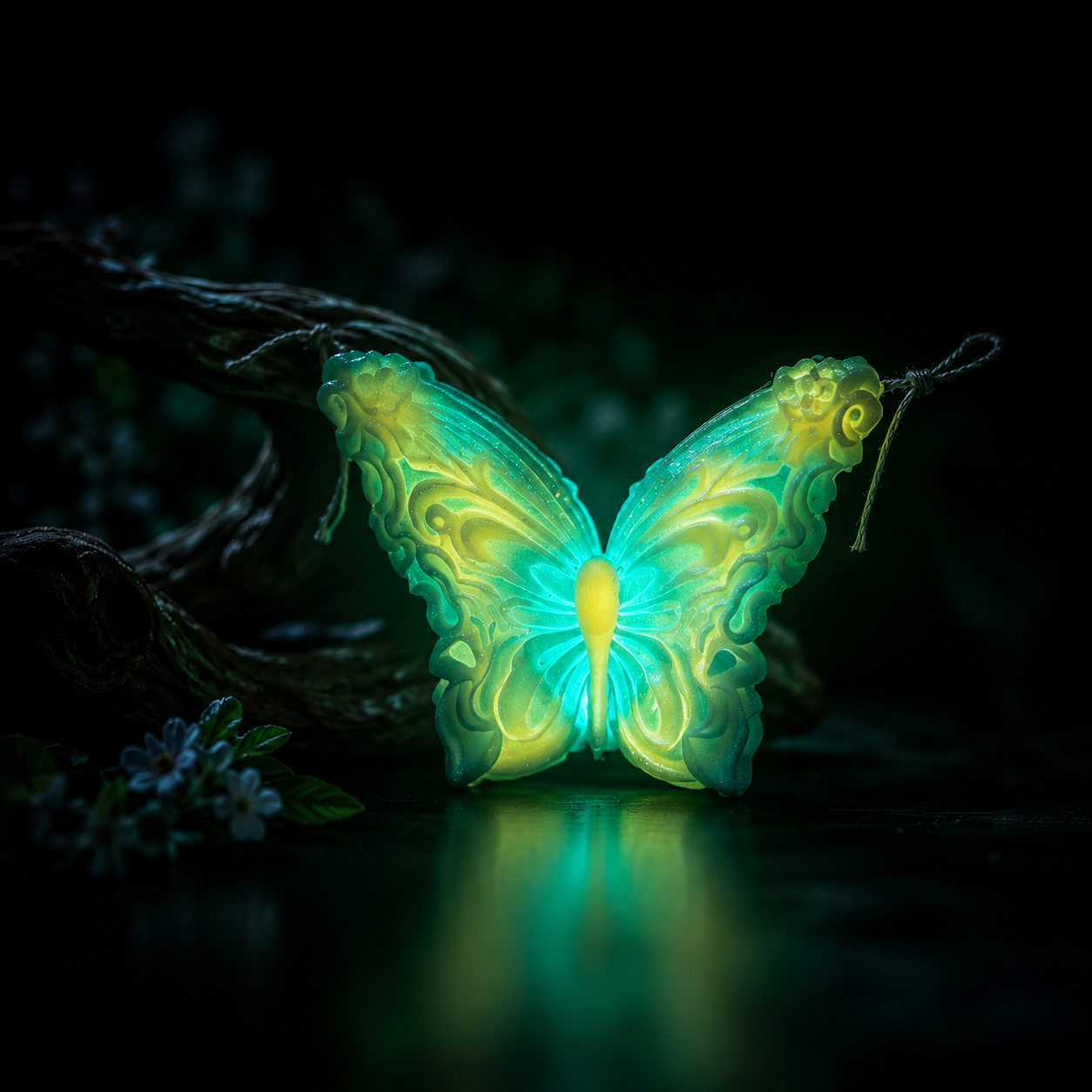 🦋 Jumbo Luminous Butterfly Candle | 42°C Skin-Safe Low Temp Wax | Warm Peelable Massage Candle & Romantic Decor
