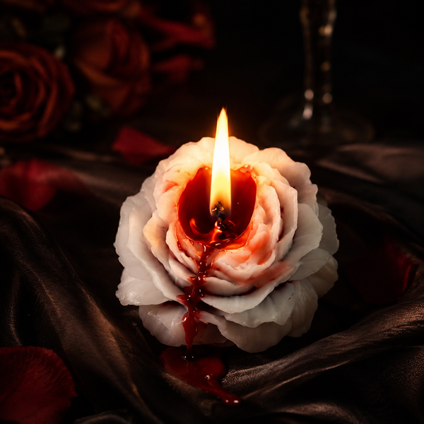 ✨ Molten Heart Core Peony Candle - Peelable Sensory Drip ✨ Skin-Safe Low Temp ✨ Intimate SPA & Massage Wax ✨