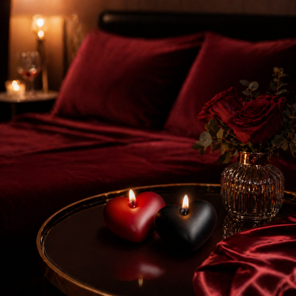 Wildry™ Petite Heart Intimacy Candle | Low-Temperature Sensual Soy Blend