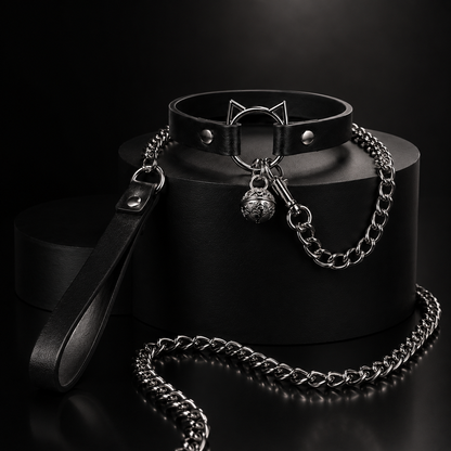 Feline Ritual Collar and Leash Set