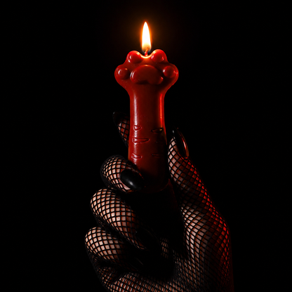 Wildry™ The Feline Touch | Playful Kitten Paw Low-Temperature Candle Stick