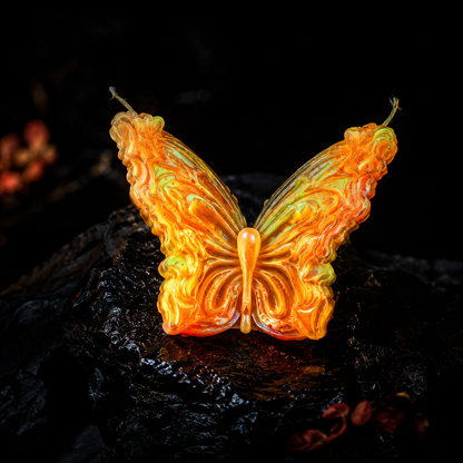 🦋 Jumbo Luminous Butterfly Candle | 42°C Skin-Safe Low Temp Wax | Warm Peelable Massage Candle & Romantic Decor
