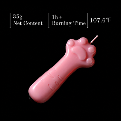 Wildry™ The Feline Touch | Playful Kitten Paw Low-Temperature Candle Stick