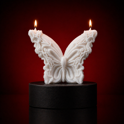 Wildry™ The Metamorphosis Collection | Gothic Sculpted Butterfly Candle