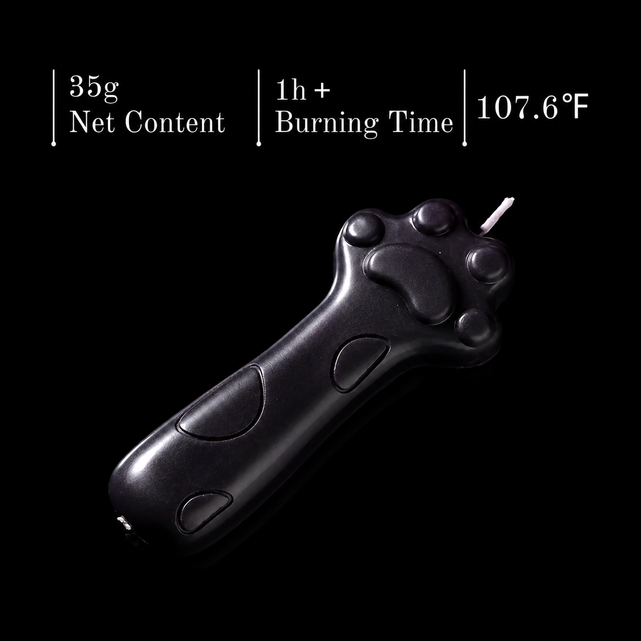 Wildry™ The Feline Touch | Playful Kitten Paw Low-Temperature Candle Stick