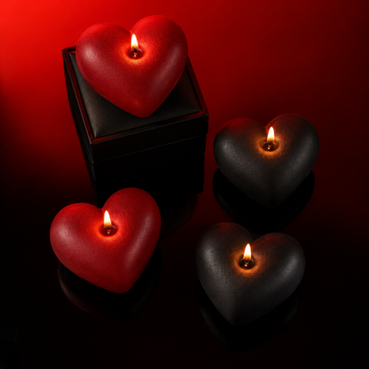 Wildry™ Petite Heart Intimacy Candle | Low-Temperature Sensual Soy Blend